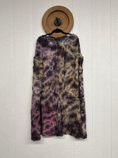 Aura Edit Pareo Kantha Butterfly Cargo Skirt 0726 001