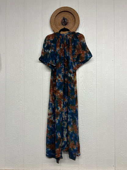 Crepe Sari Summer Woodstock Duster 0626 052