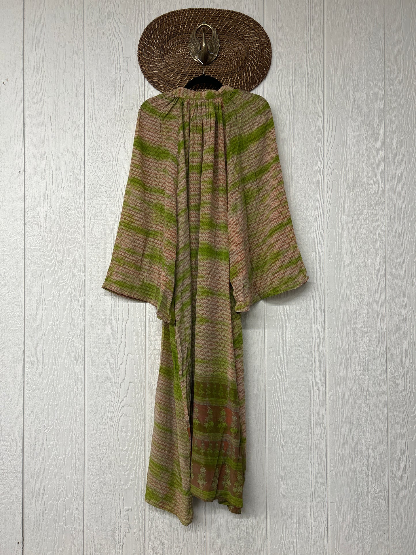 Crepe Sari Woodstock Duster Dress 0226 068