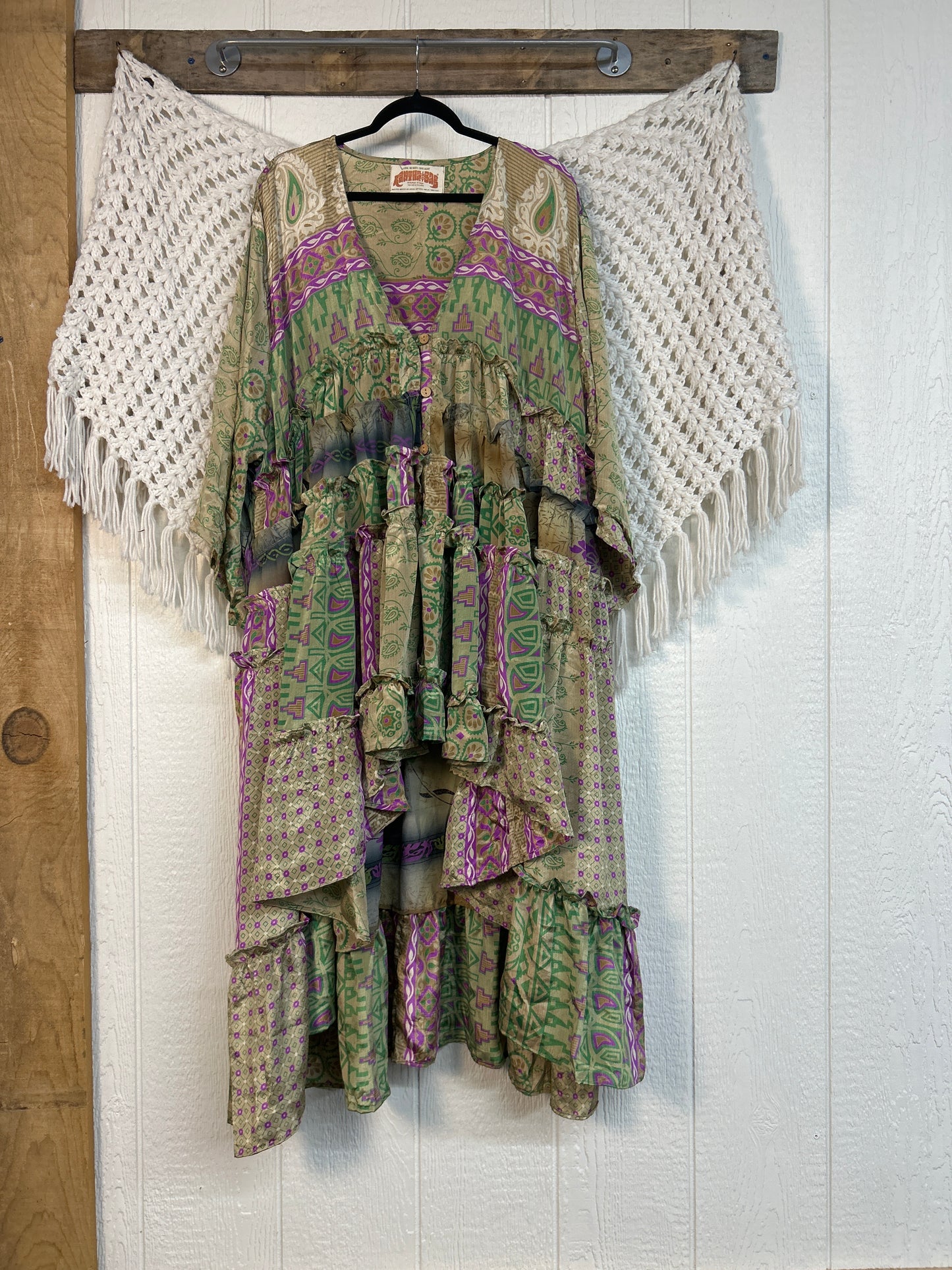 Rasgulla Sari Rhiannon Kimono 0826 085