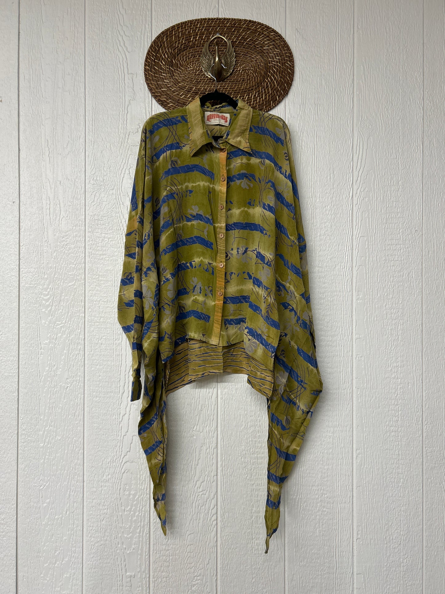 Crepe Sari Nirvana Button Down 1125 156