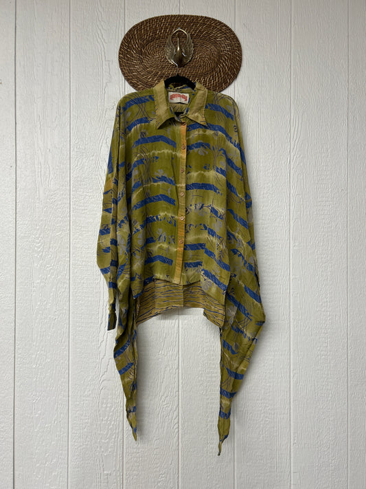 Crepe Sari Nirvana Button Down 1125 156