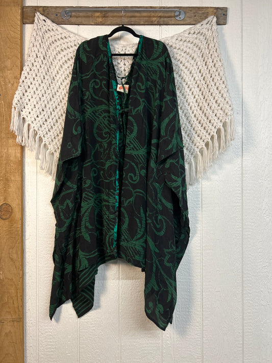 Crepe Sari Orchid Kimono 0626 210