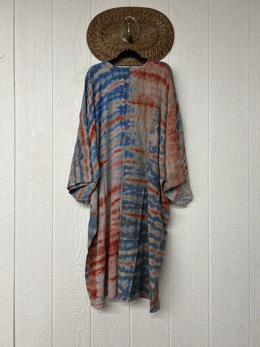 Crepe Sari Gaia Duster Dress 0826 021