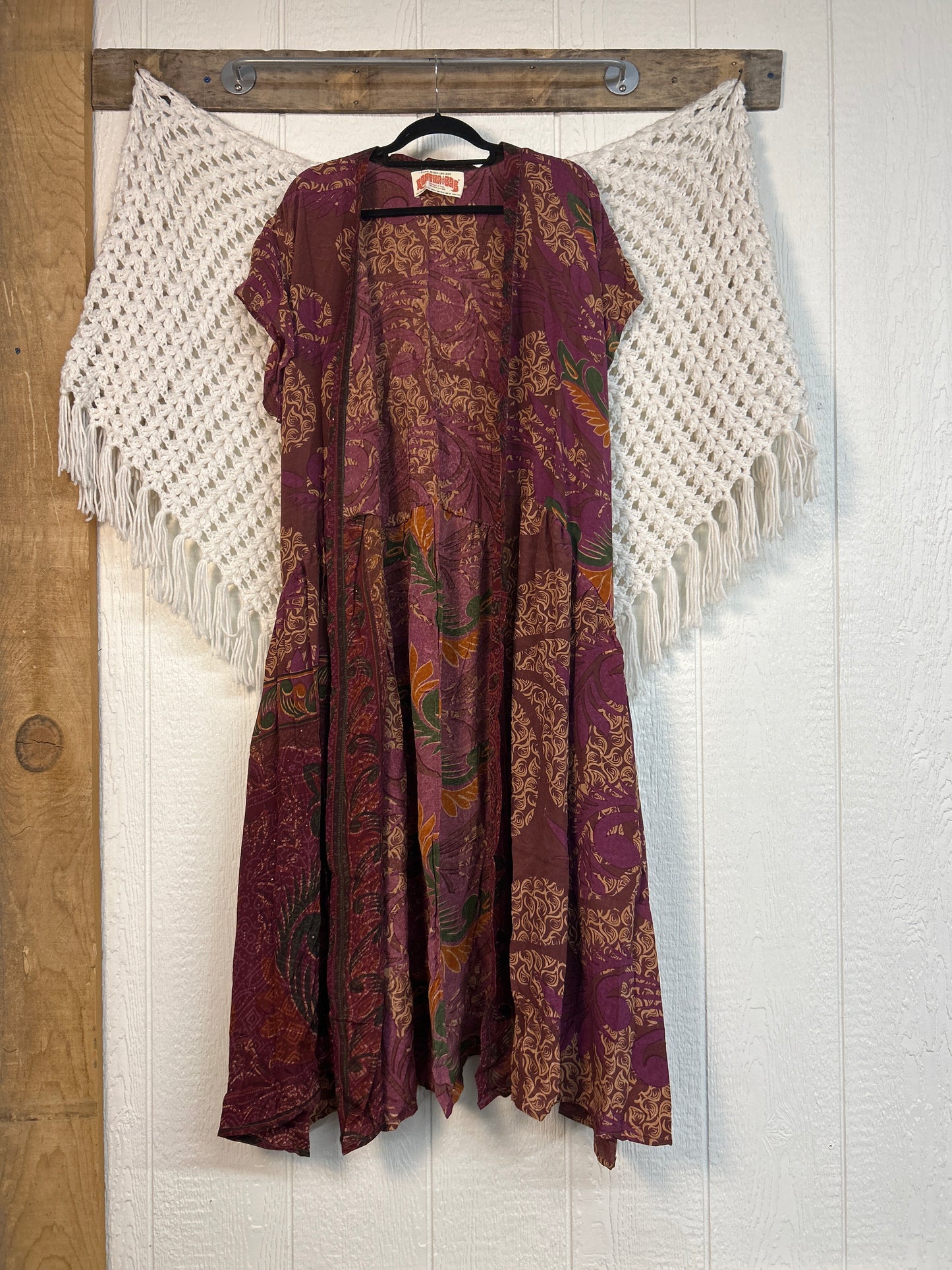 Crepe Sari Summer Evermore Kimono 0726 196
