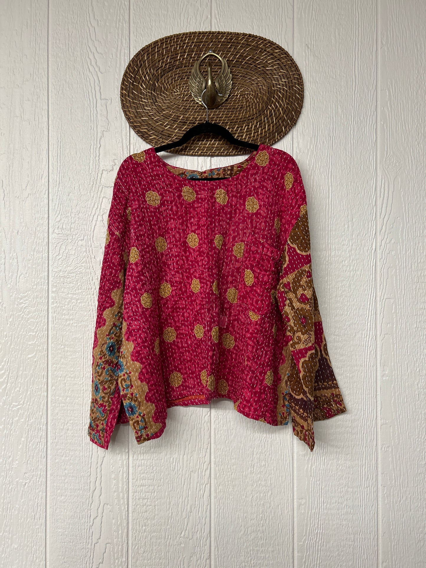 Pareo Kantha Wanderer Pocket Crop Top 0226 208