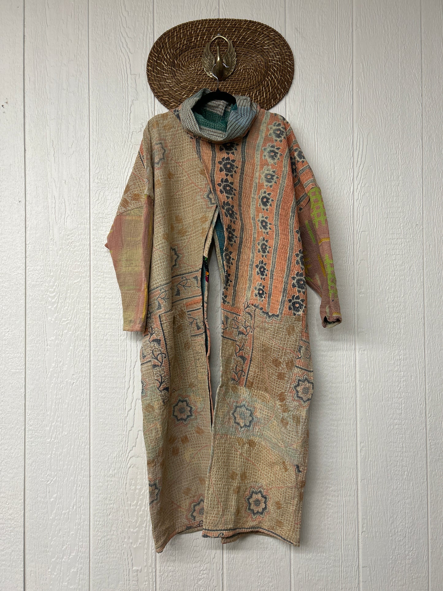 Fine Kantha Cowl Split Pullover 1225 080