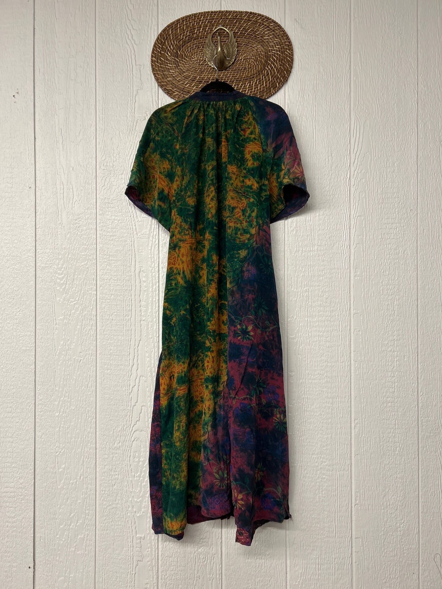 Crepe Sari Summer Woodstock Duster 0626 223