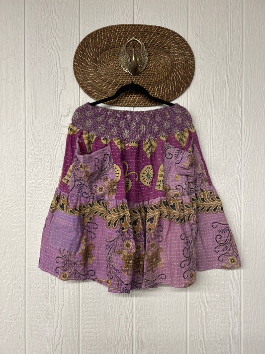 Pareo Kantha Meadow Skirt 0826 034