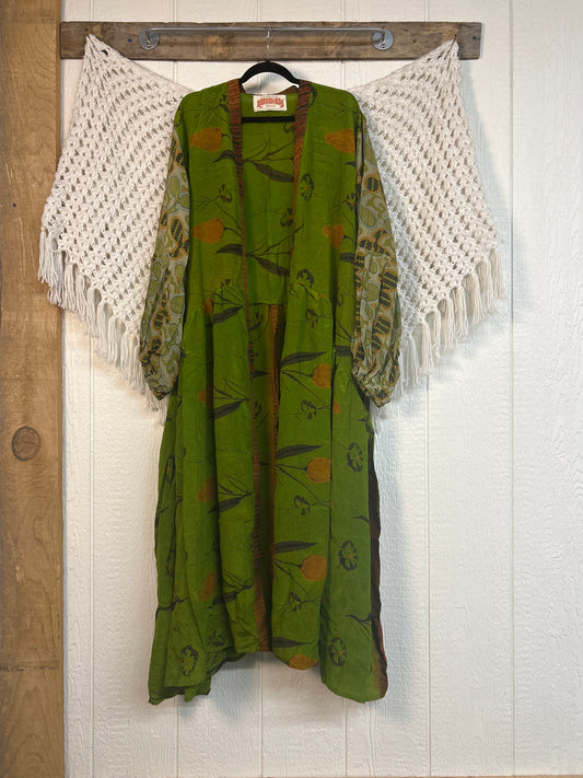 Crepe Sari Evermore Kimono 0326 027