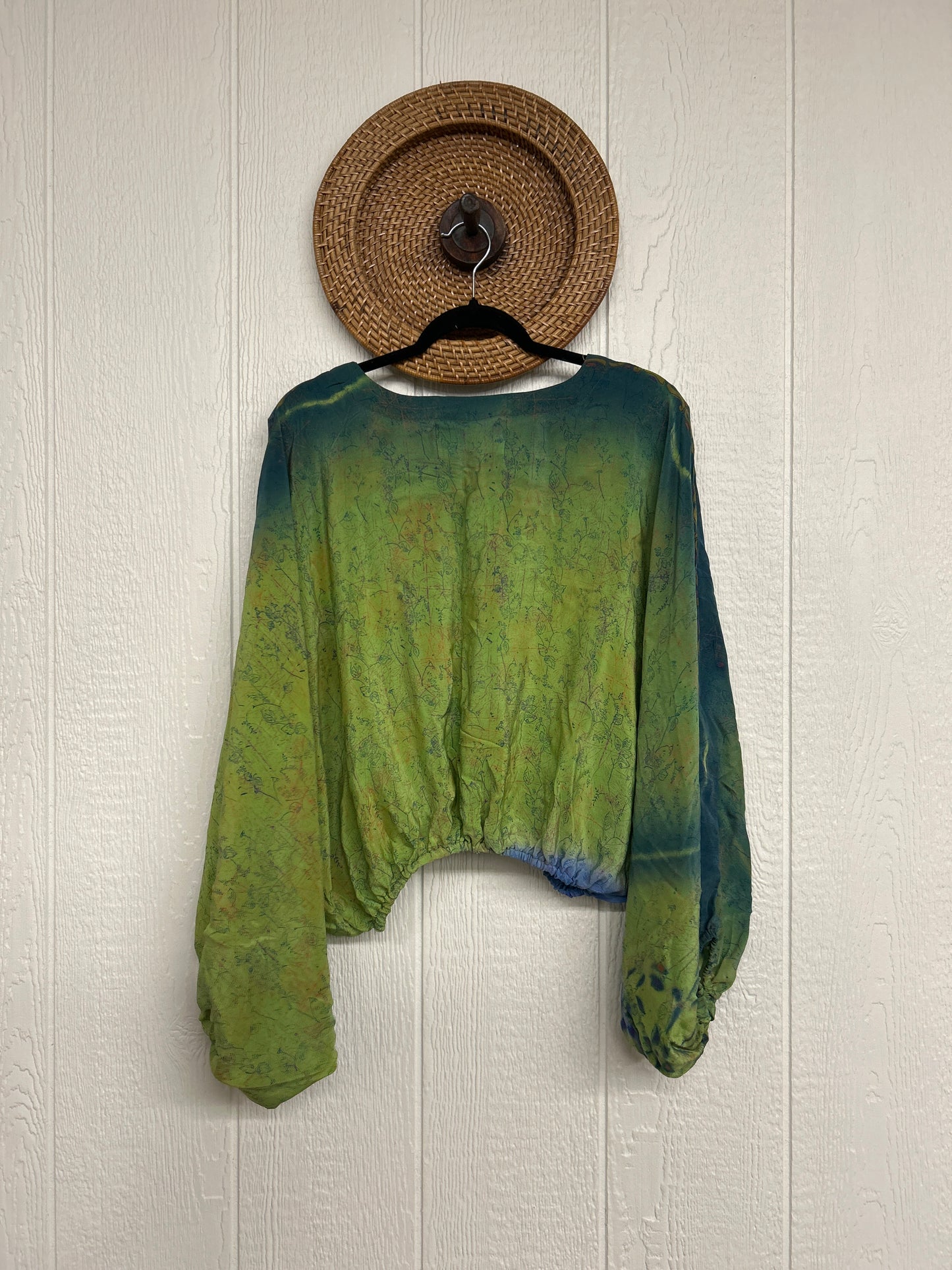 Crepe Sari Luna Crop Top 0126 032