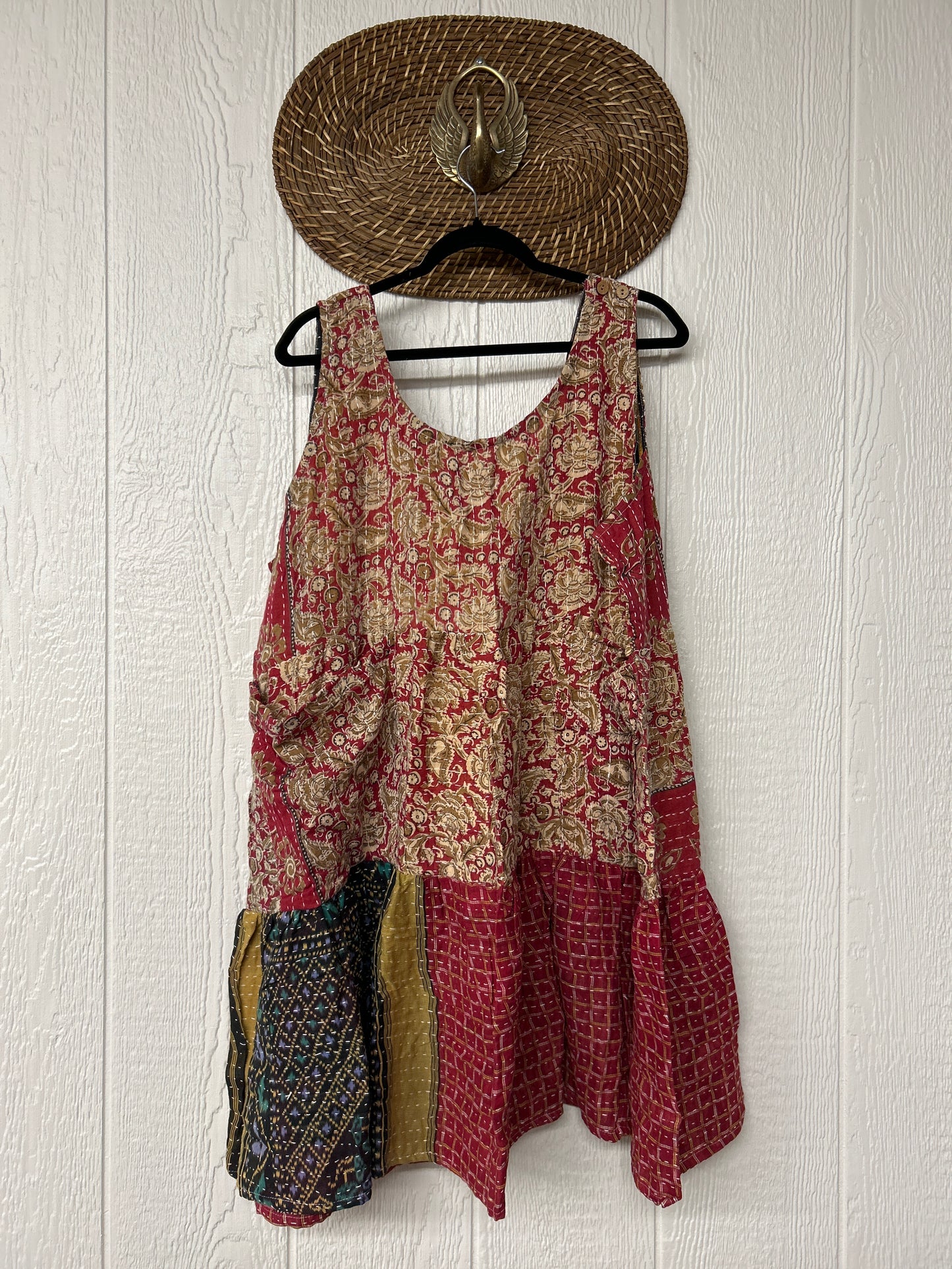 Kantha Meadow Mini Dress 0625 005