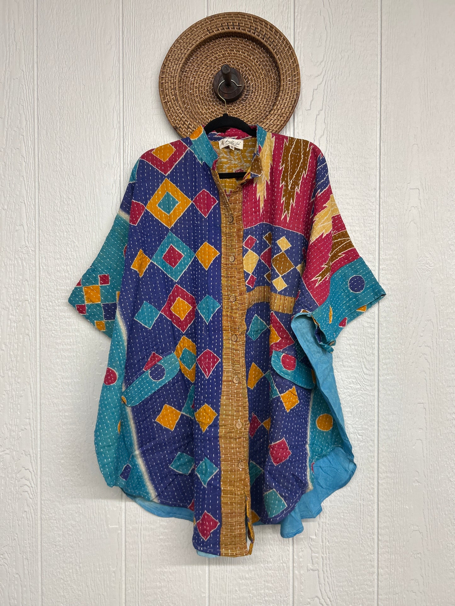 Pareo Kantha Free To Be Button-Down 0426 247