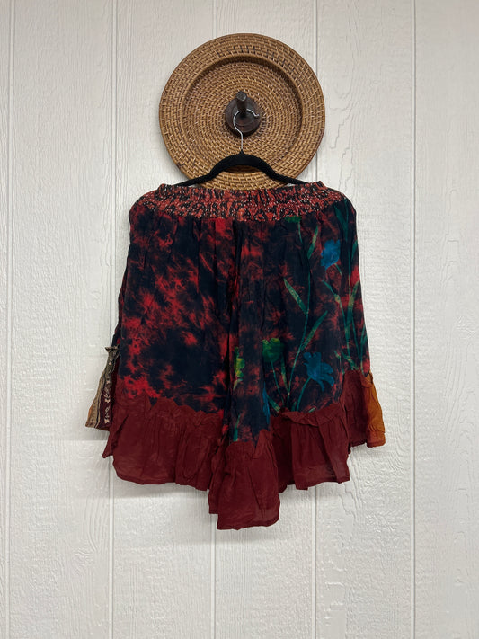 Crepe Sari Lover Cropped Culottes 0726 258