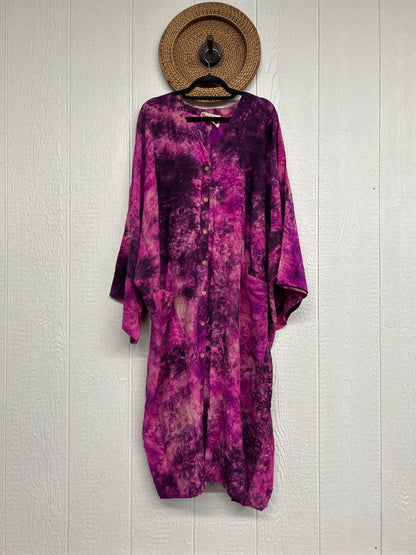 Crepe Sari Gaia Duster Dress 0826 186