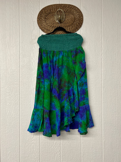 Crepe Sari Inner Peace Wrap Skirt 0626 002