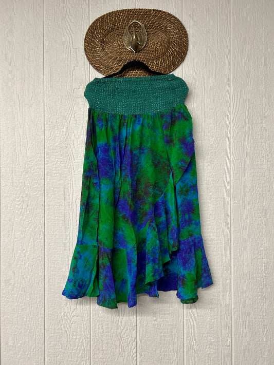 Crepe Sari Inner Peace Wrap Skirt 0626 002