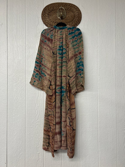 Crepe Sari Woodstock Duster Dress 0226 265