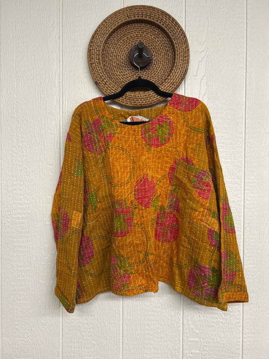Pareo Kantha Wanderer Pocket Crop Top 0226 197