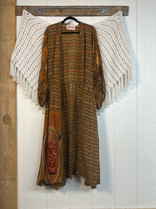 Crepe Sari Evermore Kimono 0326 135