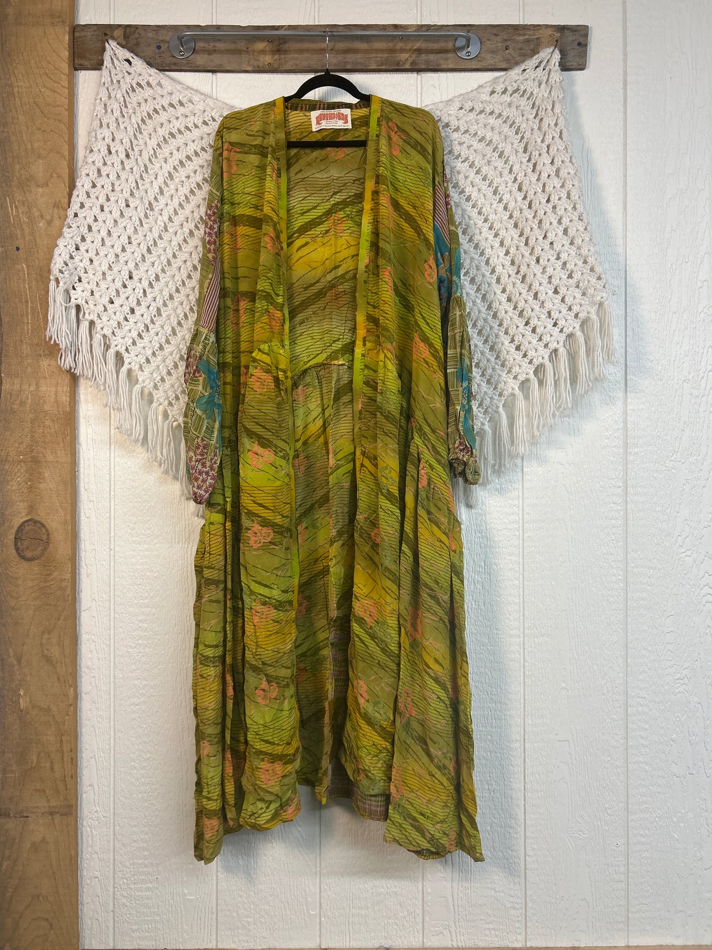 Crepe Sari Evermore Kimono 0326 039