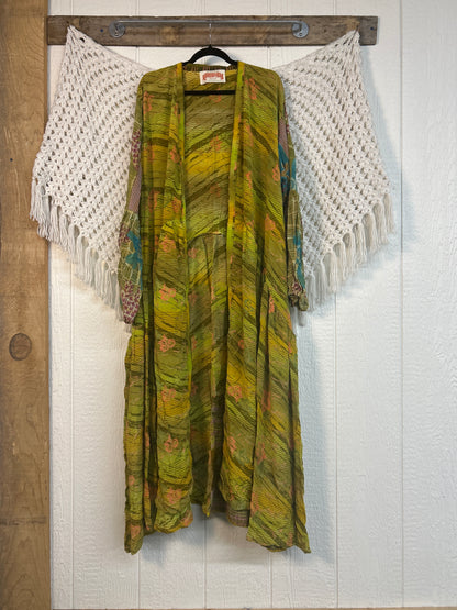 Crepe Sari Evermore Kimono 0326 039