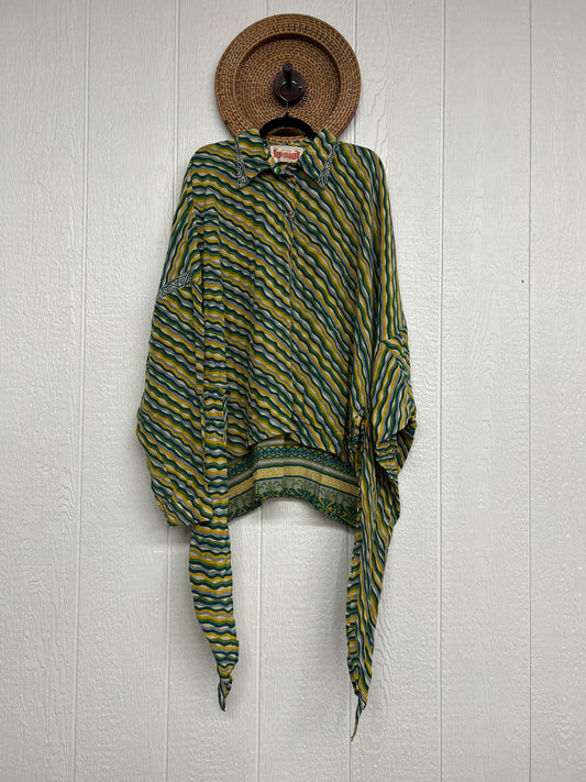 Crepe Sari Nirvana Button Down 1125 276