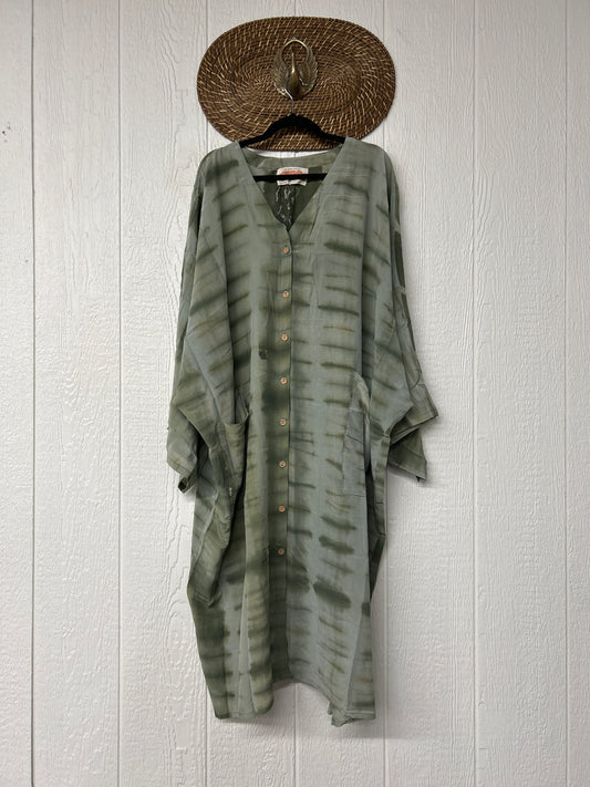 Crepe Sari Gaia Duster Dress 0826 263