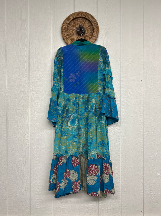 Crepe Sari Rhiannon Duster Dress 0226 215