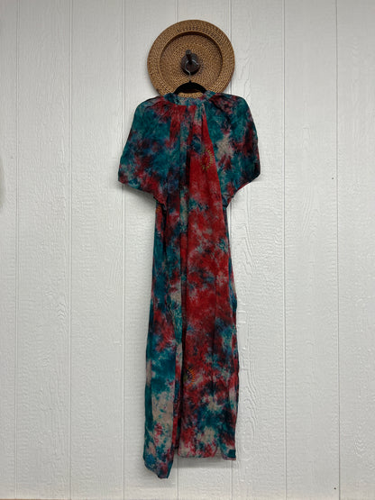Crepe Sari Summer Woodstock Duster 0626 035
