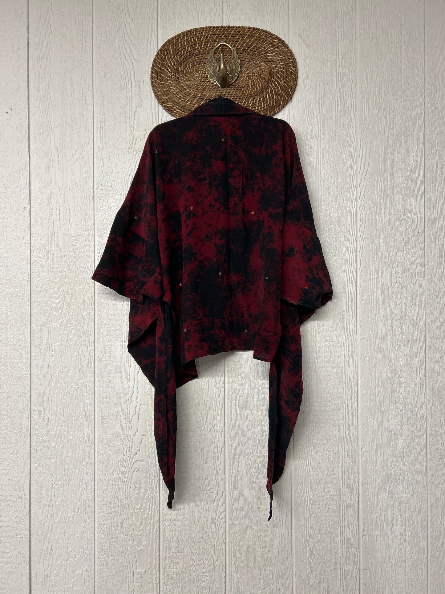 Crepe Sari Summer Nirvana Button Down 0626 179