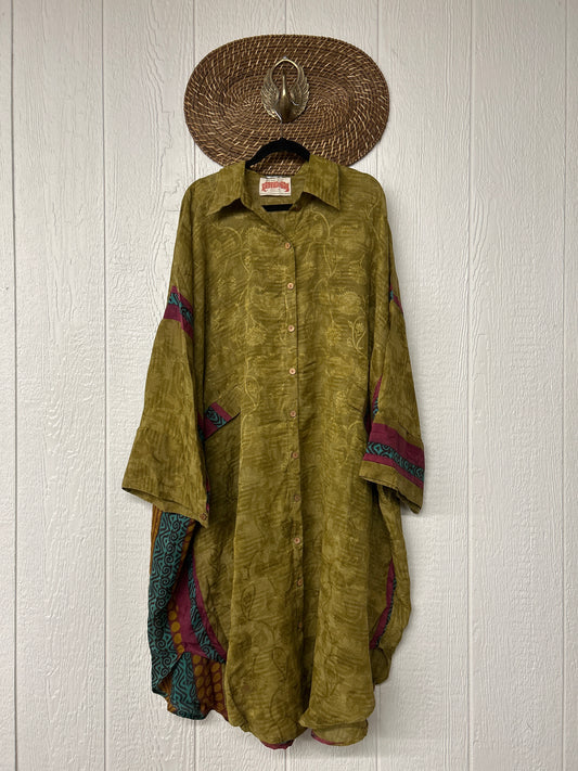 Crepe Sari Free To Be Longsleeve Maxi 1225 088