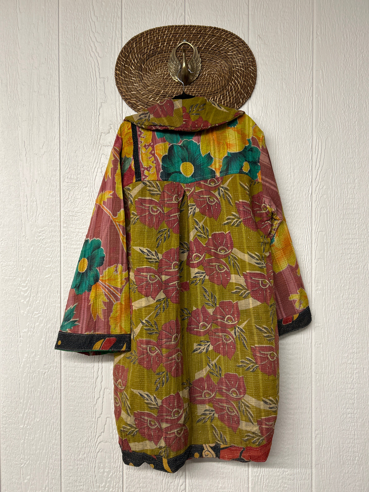 Fine Kantha Drifter Coat 1026 123