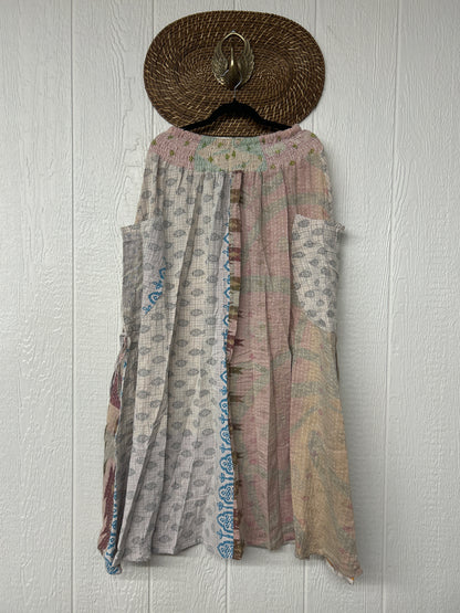 Pareo Kantha Butterfly Cargo Skirt 0426 073