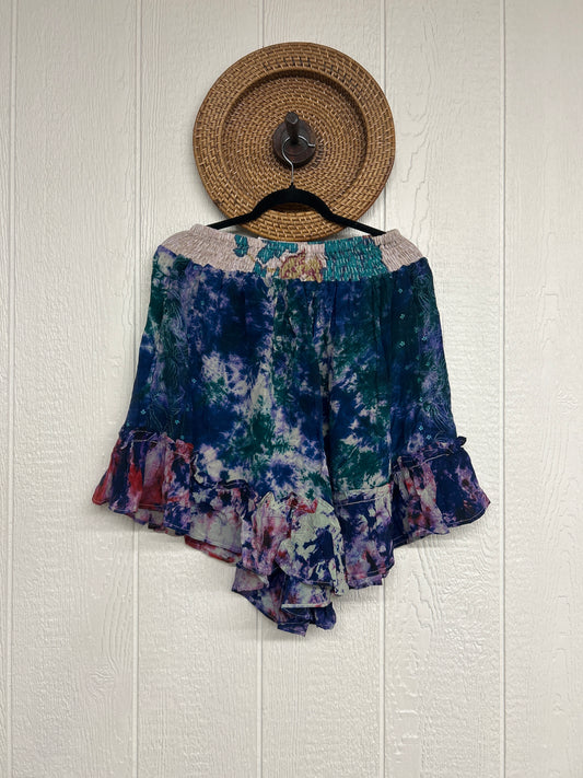 Crepe Sari Lover Cropped Culottes 0726 171