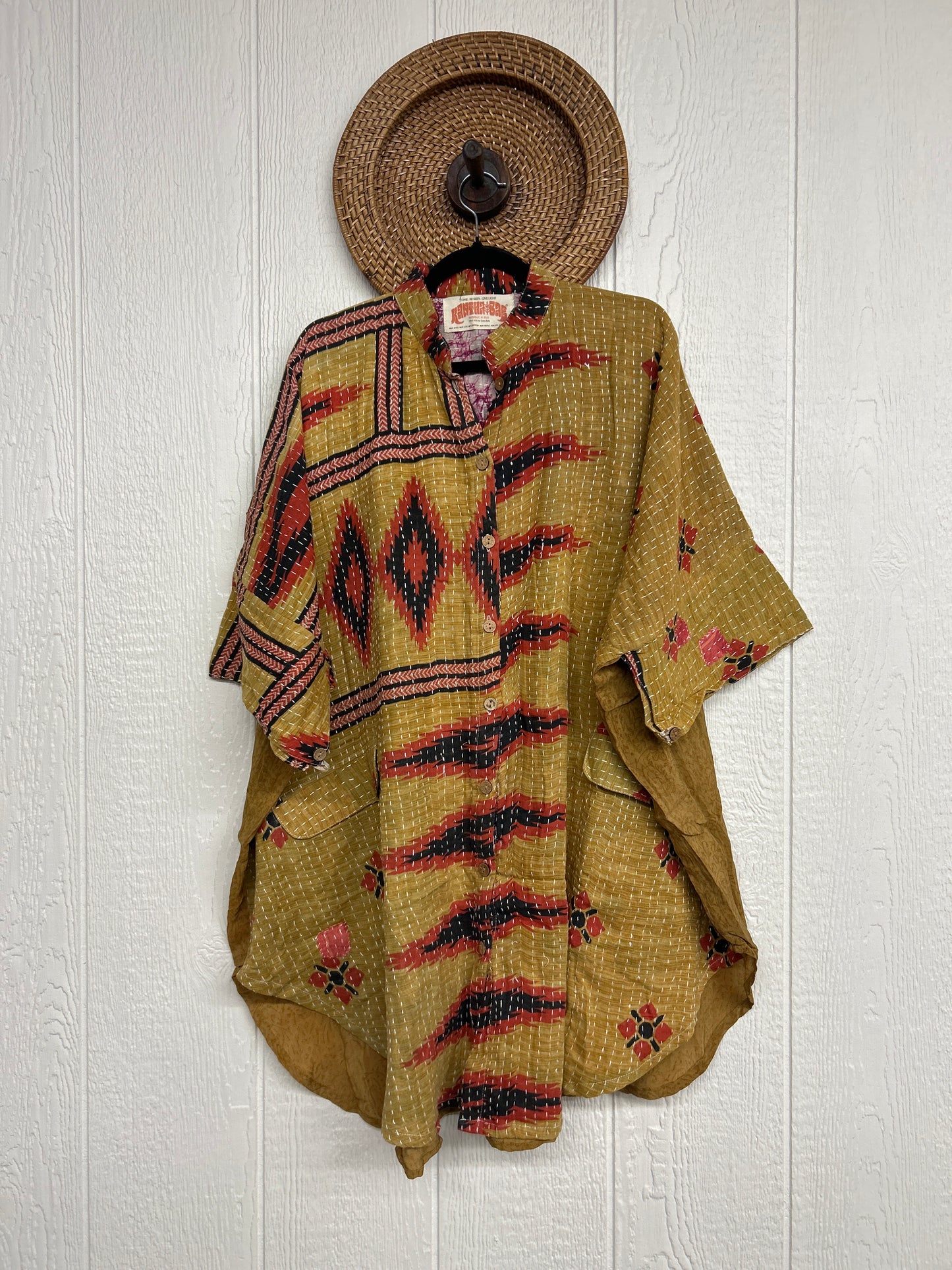 Pareo Kantha Free To Be Button-Down 0426 169