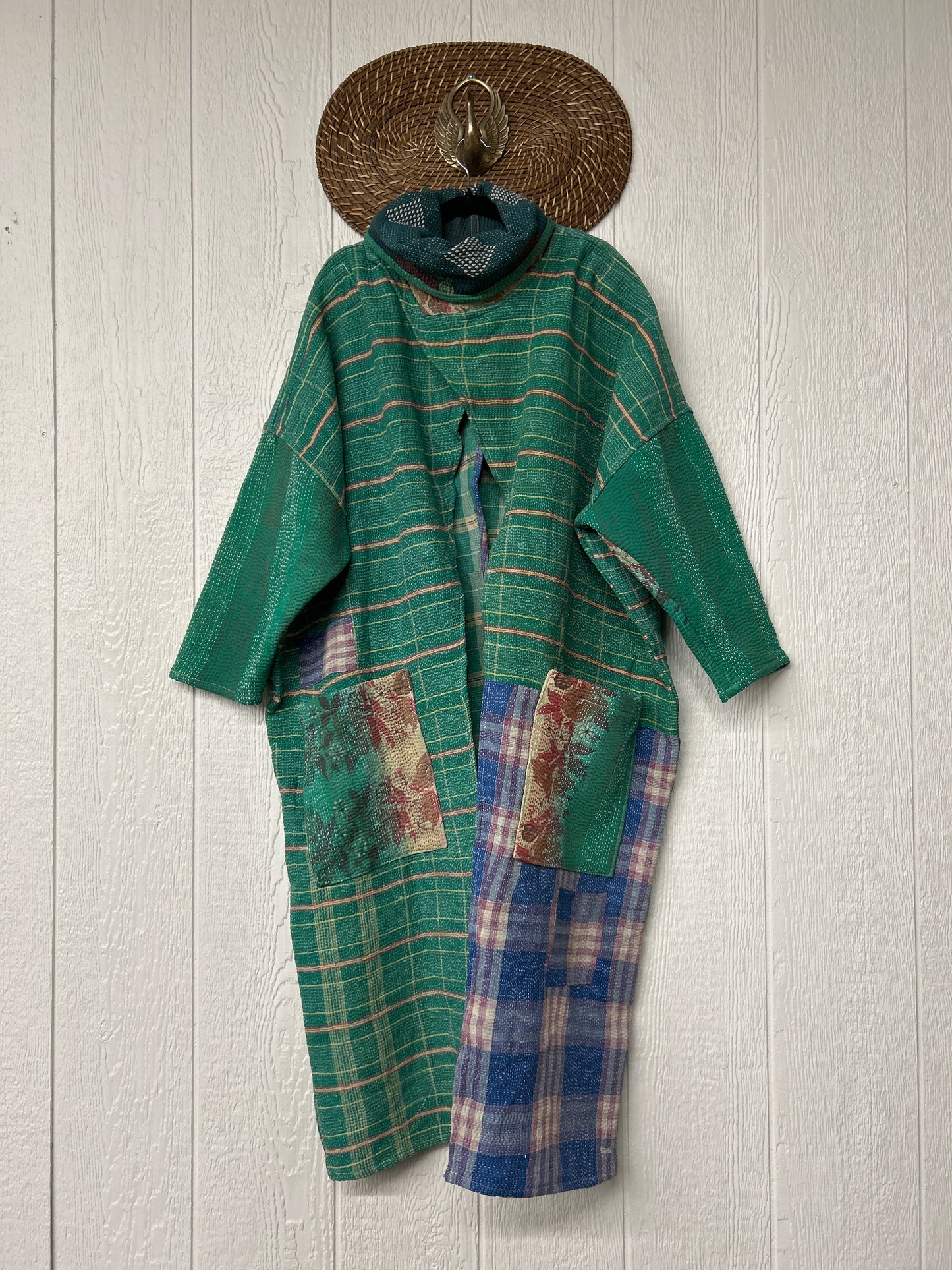 Fine Kantha Cowl Split Pullover 1225 148