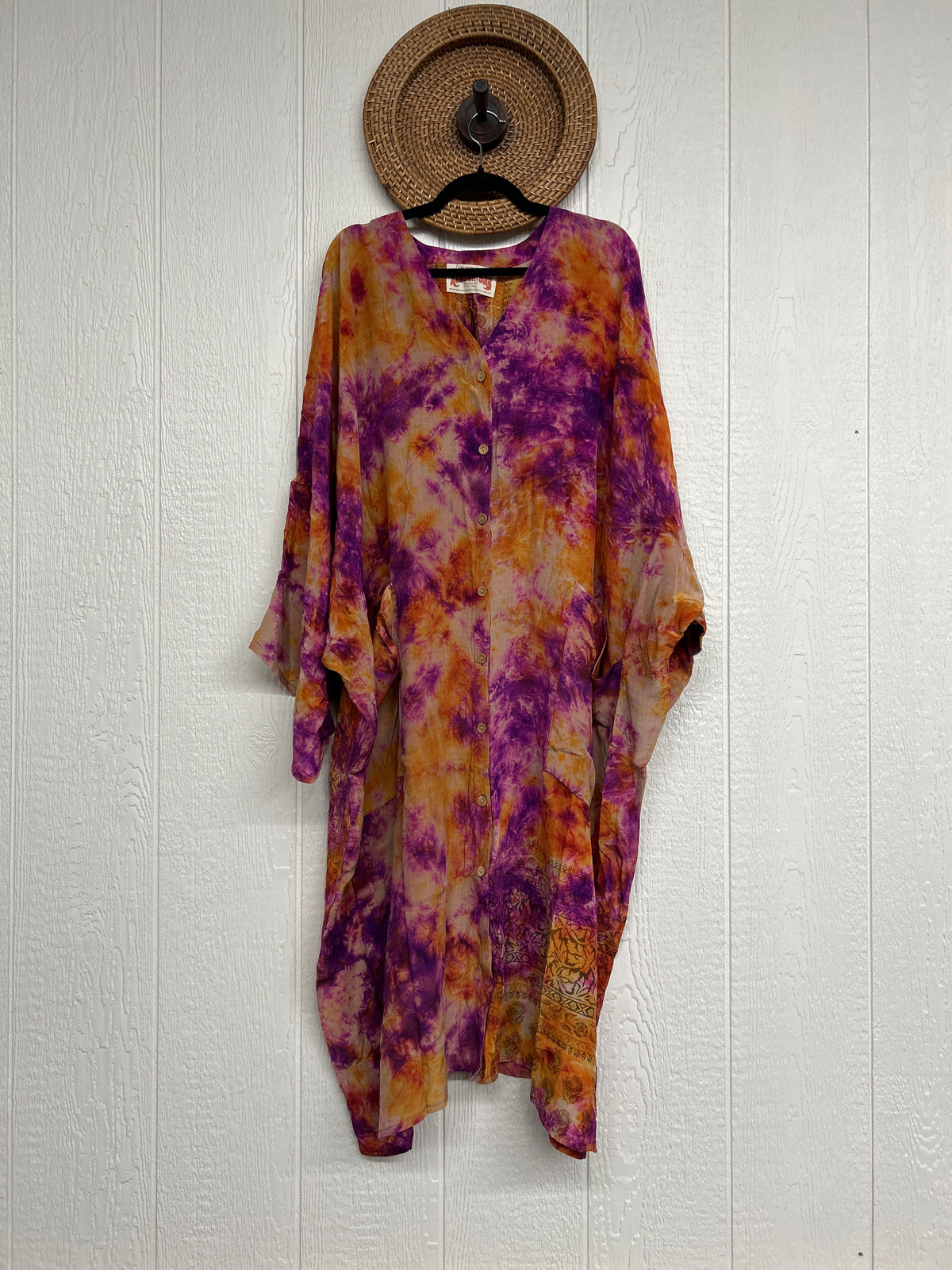 Crepe Sari Gaia Duster Dress 0826 213