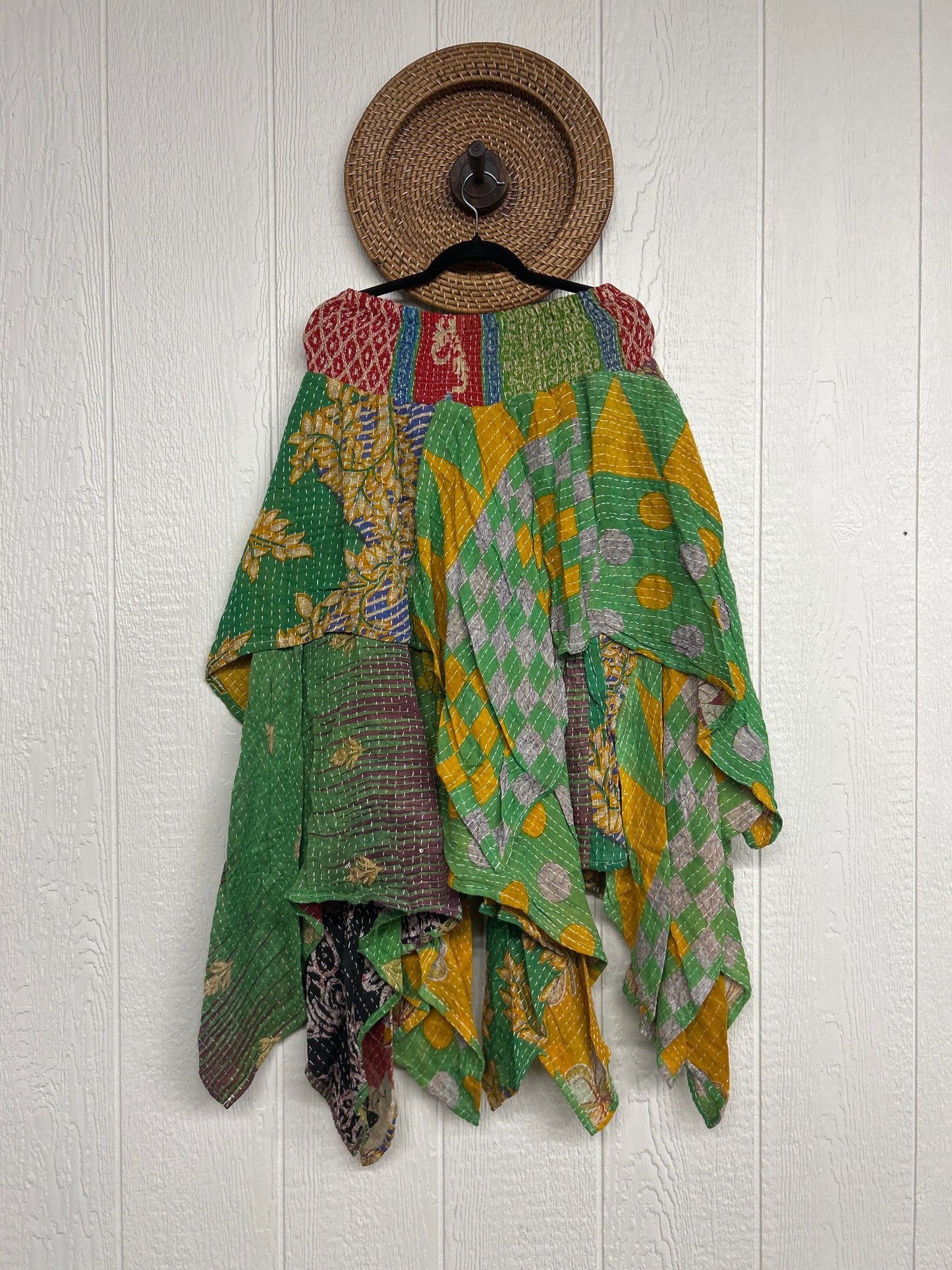Pareo Kantha Pixie Skirt 0426 104