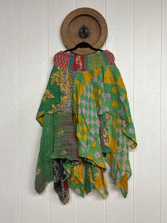 Pareo Kantha Pixie Skirt 0426 104