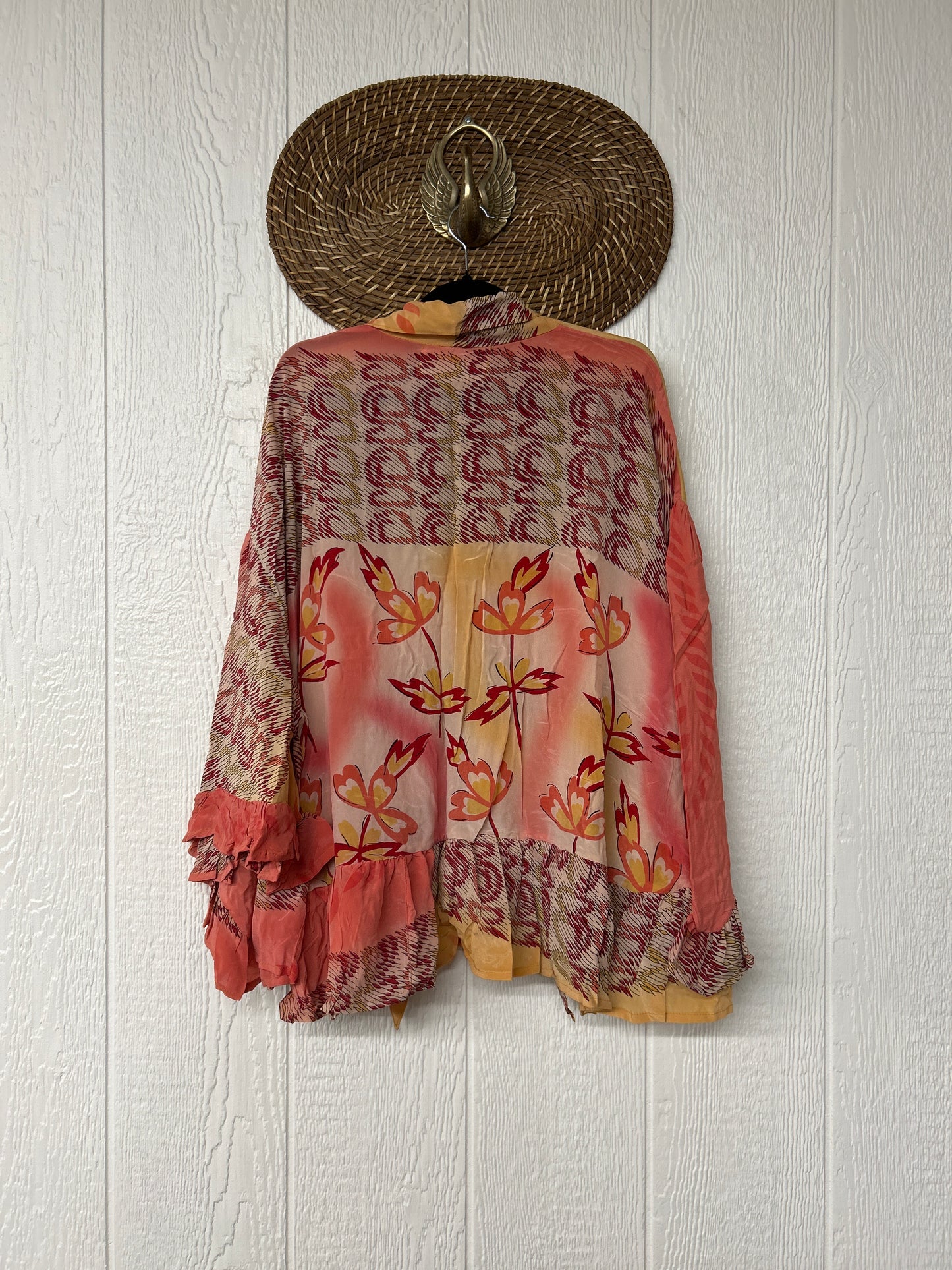 Crepe Sari Wild Rose Top 0526 019
