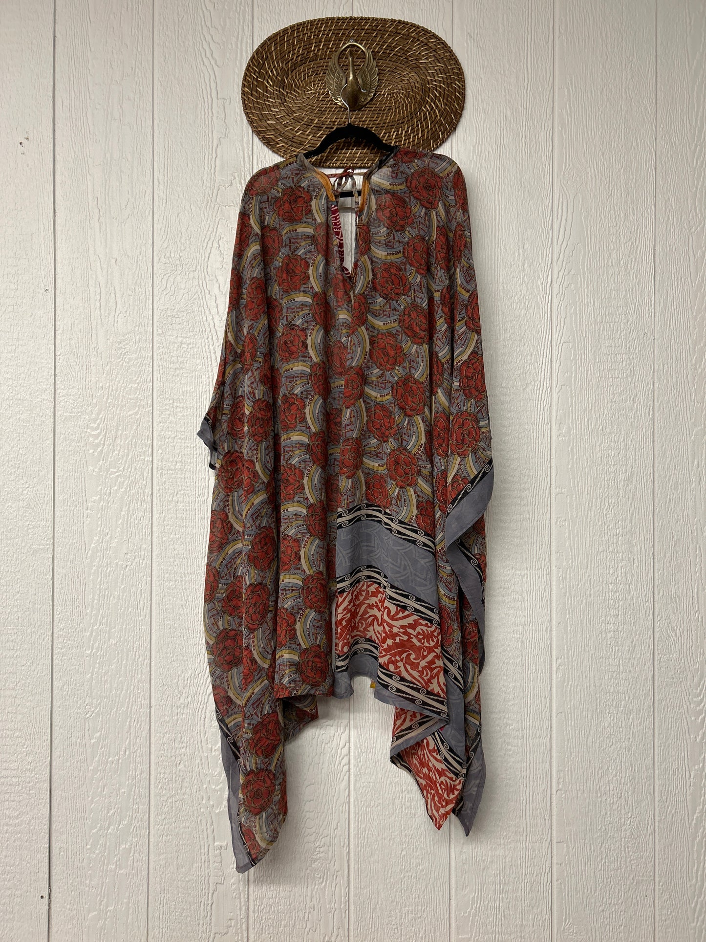 Crepe Sari Orchid Kimono 0626 149
