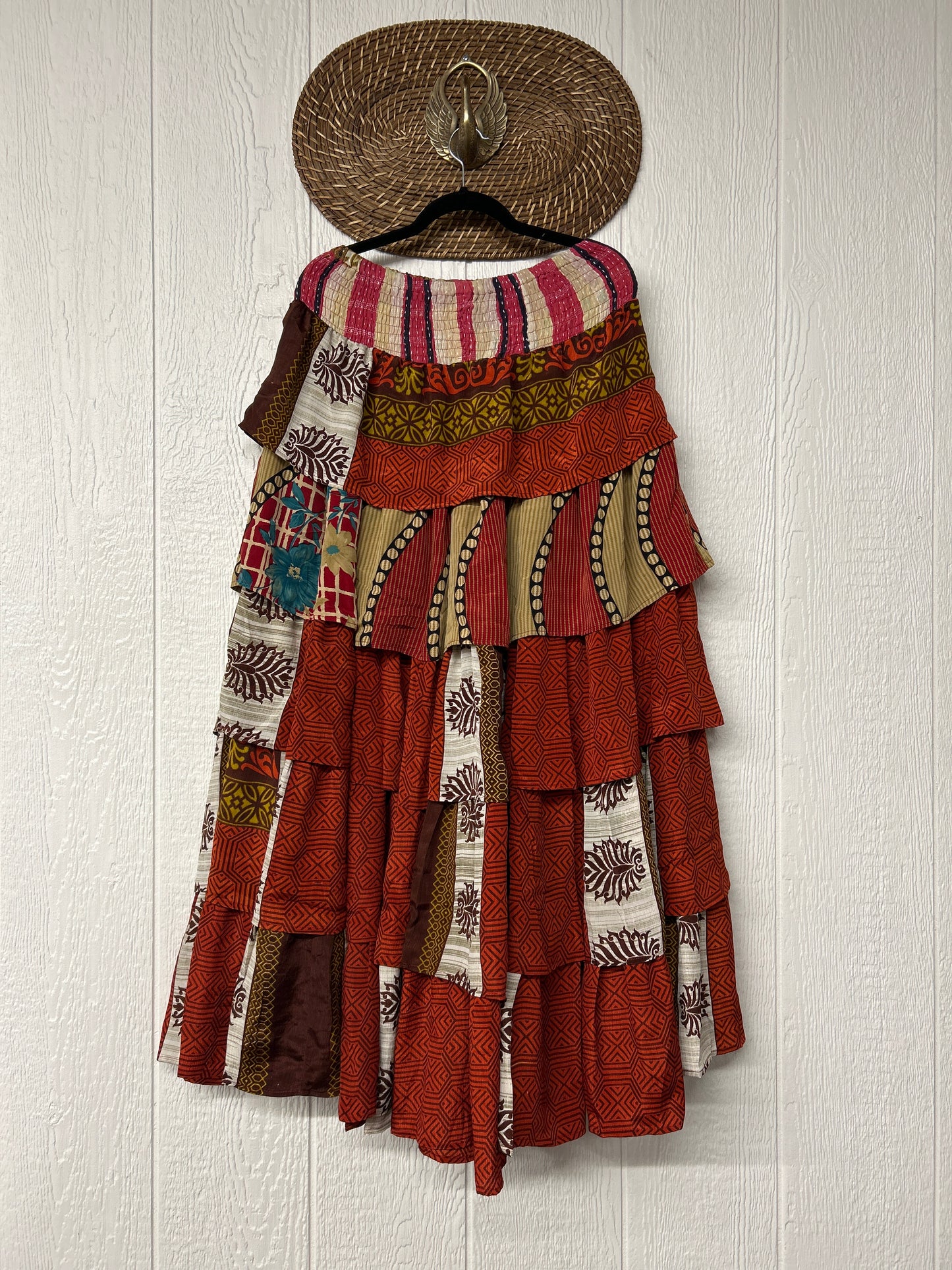 Rasgulla Sari Venus Ruffle Maxi 1125 025