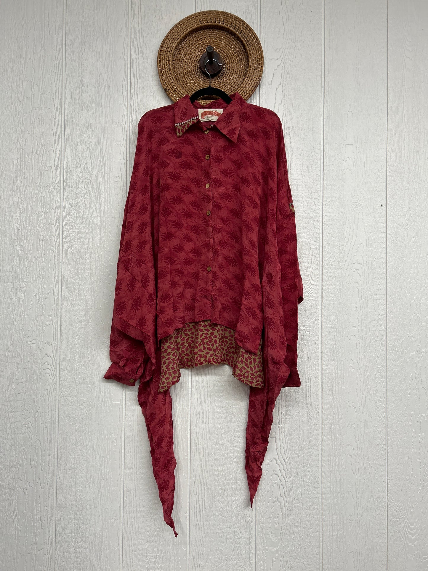 Crepe Sari Nirvana Button Down 1125 195