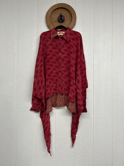 Crepe Sari Nirvana Button Down 1125 195