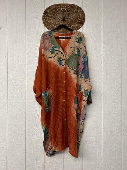 Crepe Sari Gaia Duster Dress 0826 036
