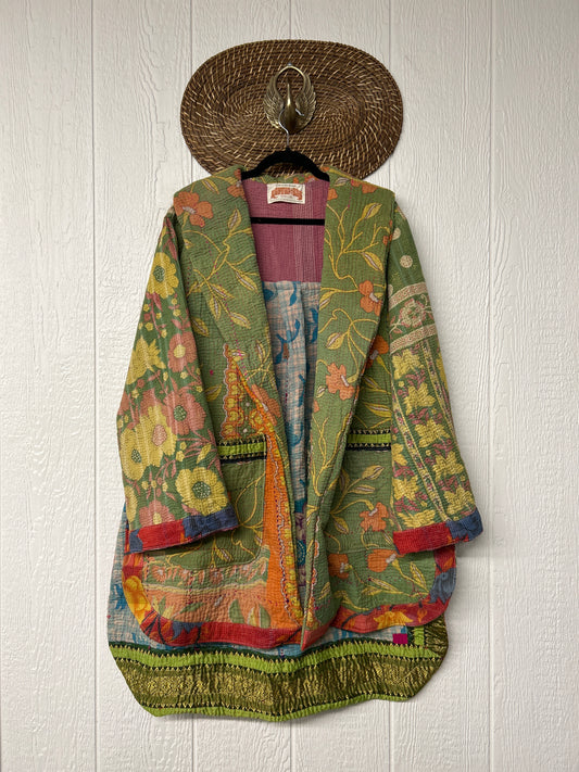 Fine Kantha Drifter Coat 1026 091