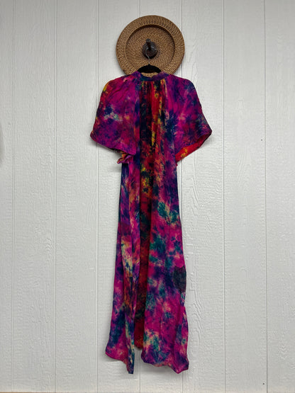 Crepe Sari Summer Woodstock Duster 0626 010