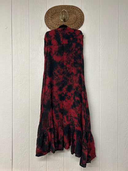 Crepe Sari Summer Dahlia Duster 0726 029