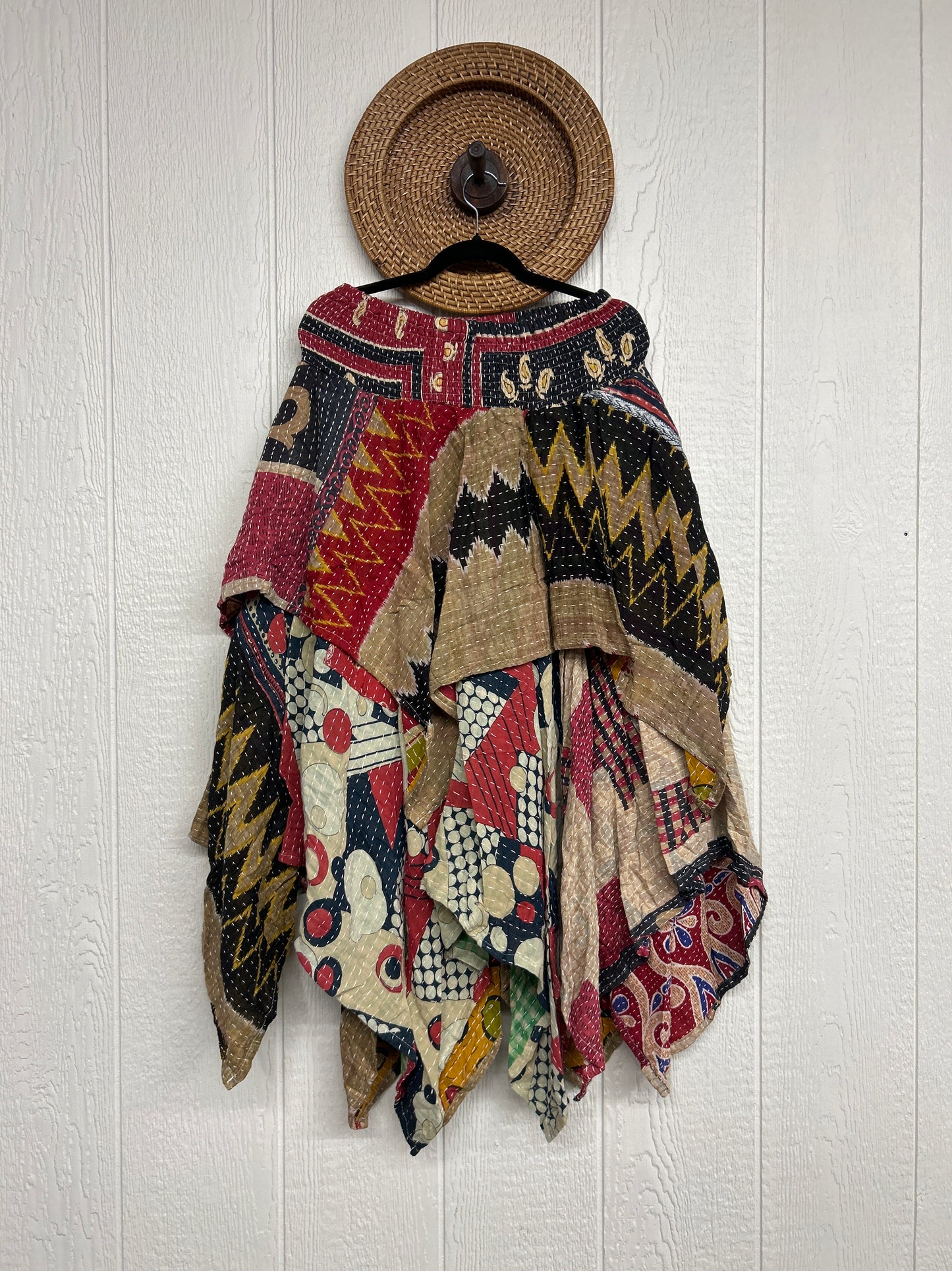 Pareo Kantha Pixie Skirt 0426 128